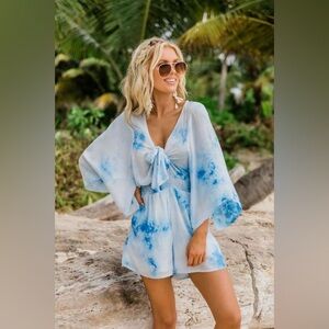 NWOT Pink Lily Romper